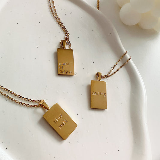 Gold Plate Necklace